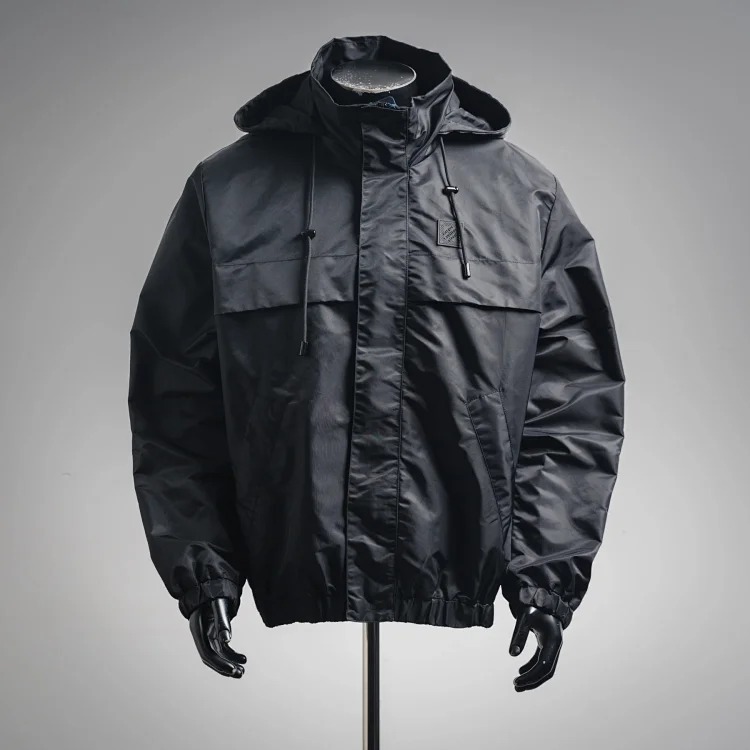 Dark pattern jacquard reversible jacket, 1:1 original