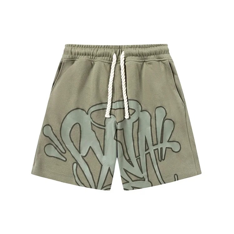 Syn American loose short-sleeved shorts for men and women trendy hip-hop street couple casual suits