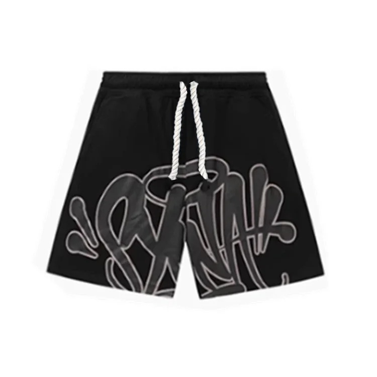 Syn American loose short-sleeved shorts for men and women trendy hip-hop street couple casual suits