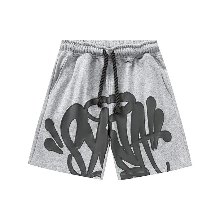 Syn American loose short-sleeved shorts for men and women trendy hip-hop street couple casual suits
