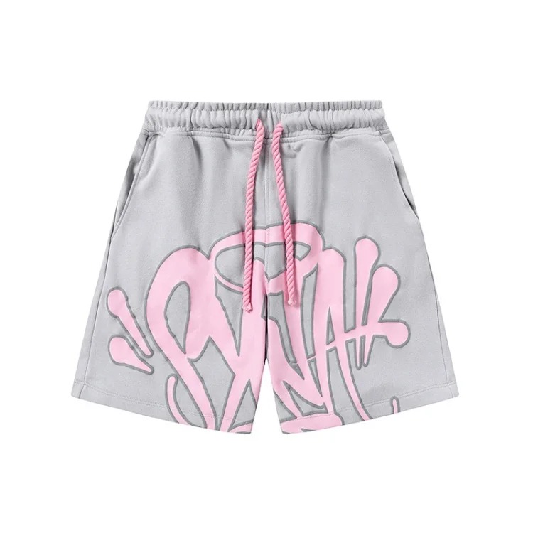 Syn American loose short-sleeved shorts for men and women trendy hip-hop street couple casual suits