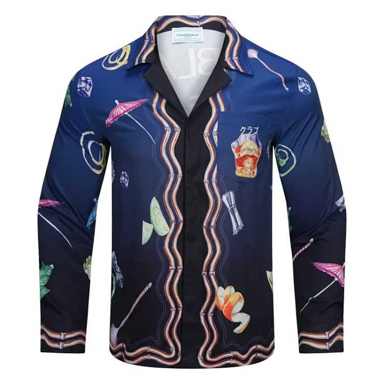 CasaÓblanca ClÓub SunÓset Short Sleeve Silk Shirt image 2
