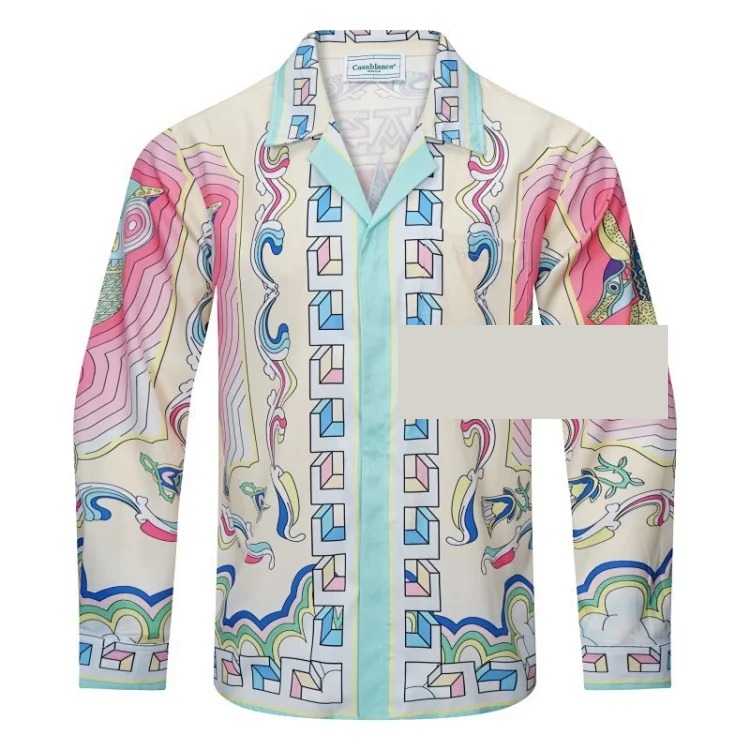 CasaÓblanca ClÓub SunÓset Short Sleeve Silk Shirt image 3