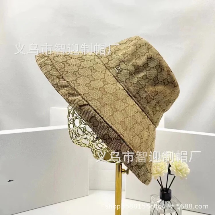 Louis Vuitton 2023 small letter correct presbyopic big brim denim fisherman hat women's spring and summer sun protection hat light