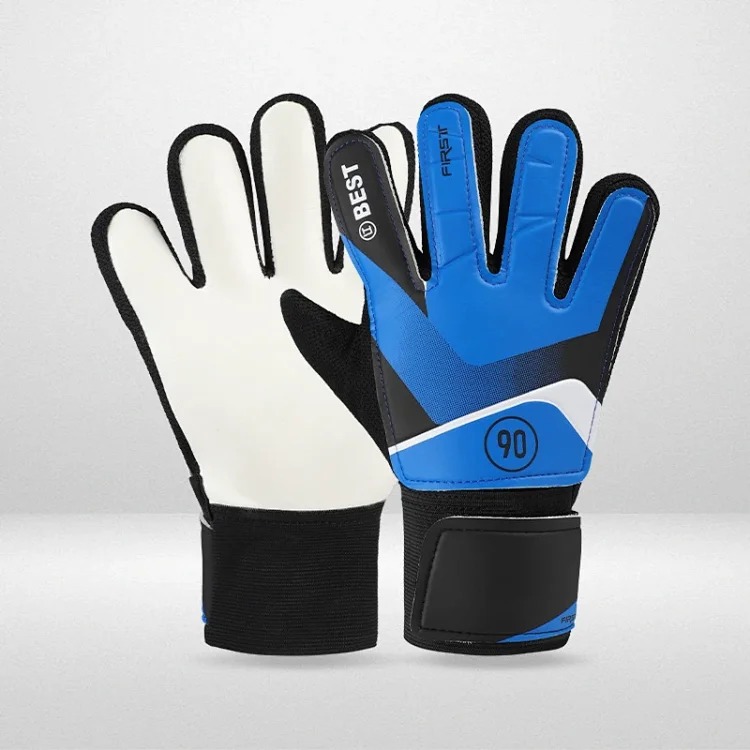 Manufacturer wholesale children's football goalkeeper gloves, latex anti-collision goalkeeper gloves, hand guards and anti-collision drop shipping