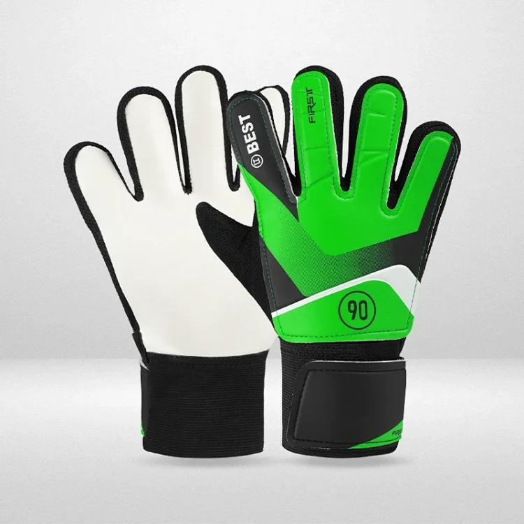 Manufacturer wholesale children's football goalkeeper gloves, latex anti-collision goalkeeper gloves, hand guards and anti-collision drop shipping