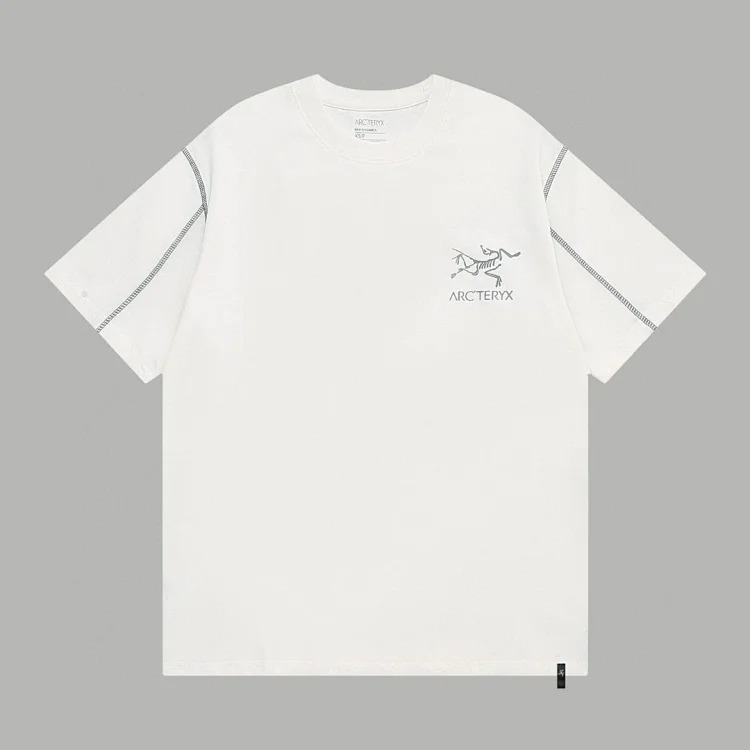 Ar print short sleeve t-shirt