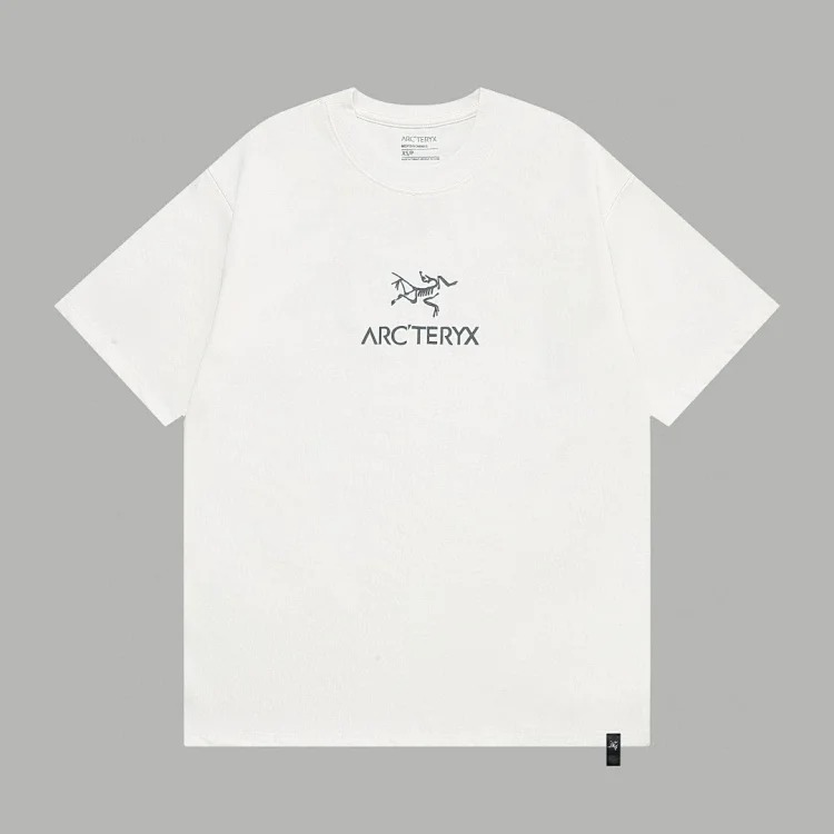 Ar print short sleeve t-shirt