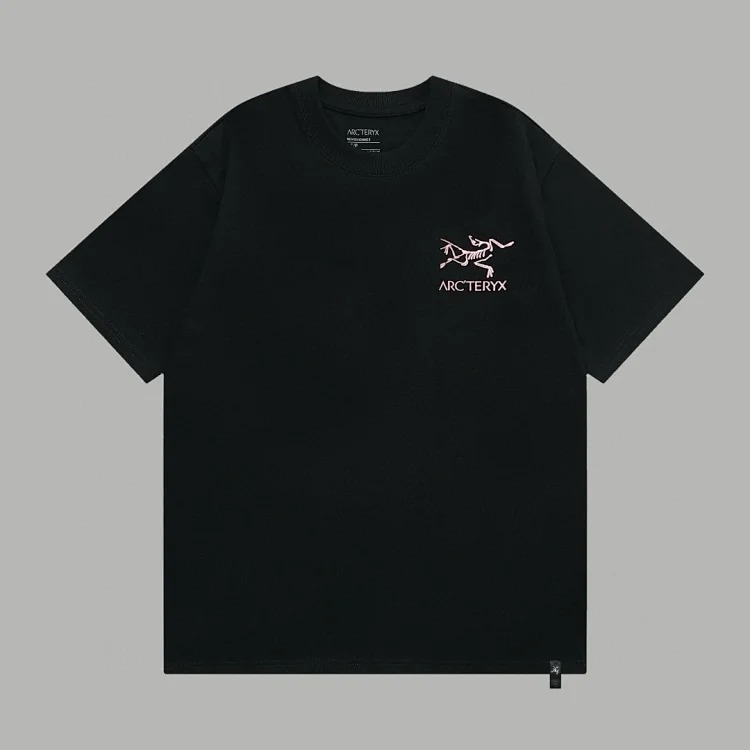 Ar print short sleeve t-shirt