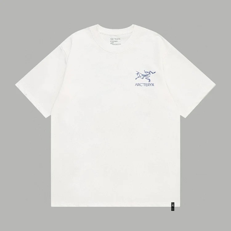 Ar print short sleeve t-shirt