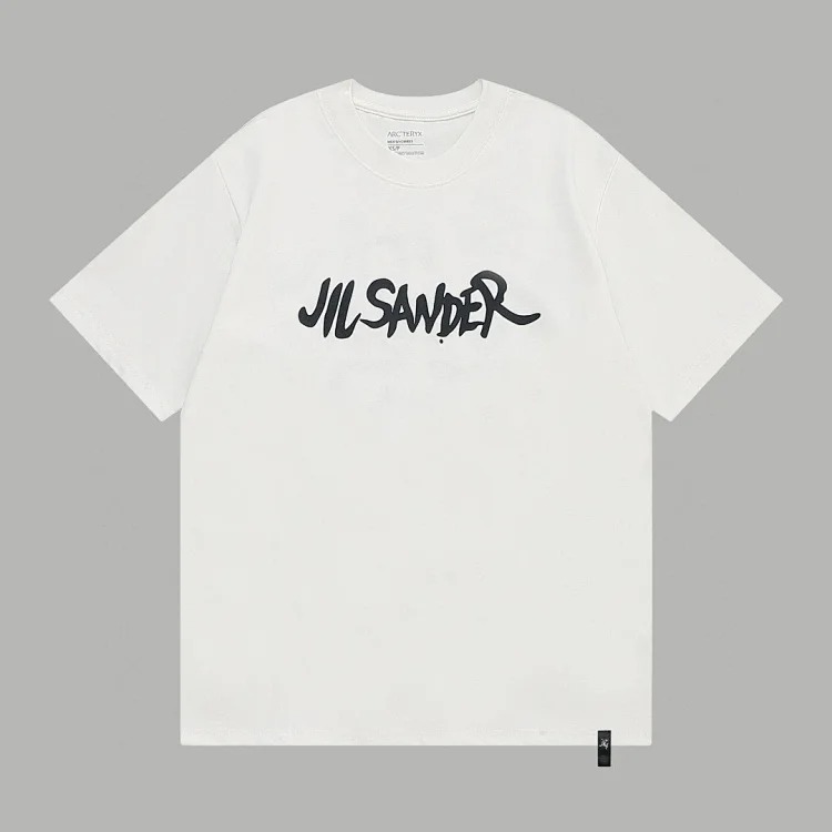 Ar print short sleeve t-shirt