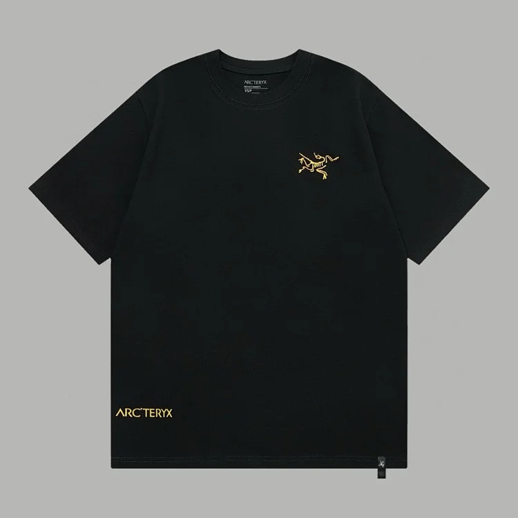 Ar print short sleeve t-shirt