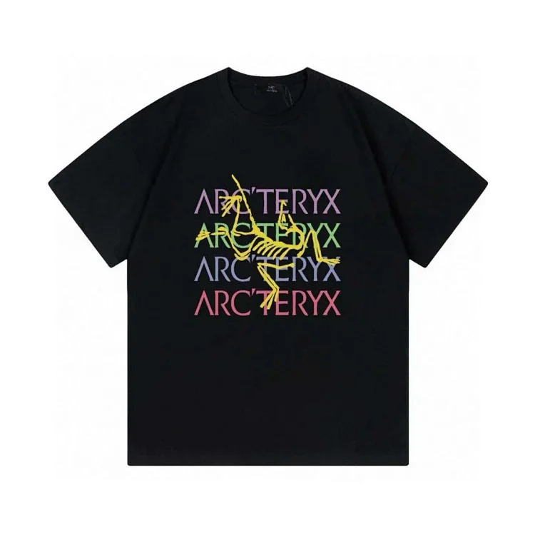 Ar print short sleeve t-shirt