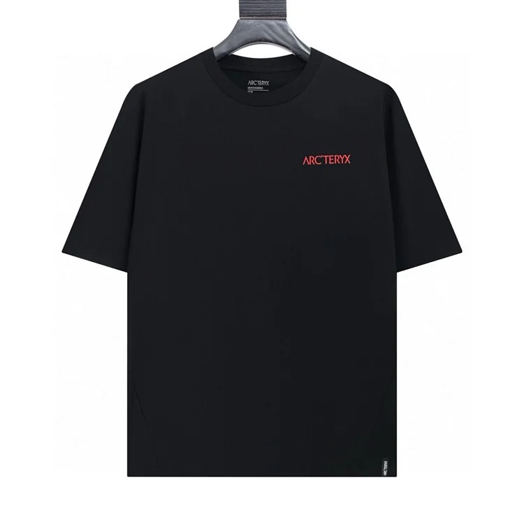 Ar print short sleeve t-shirt