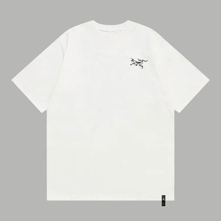 Ar print short sleeve t-shirt