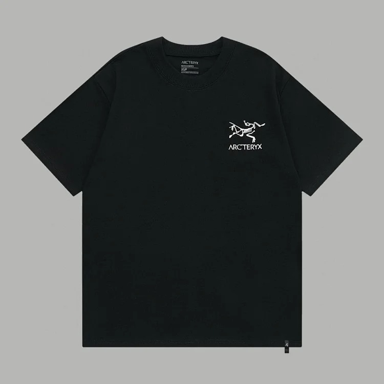 Ar print short sleeve t-shirt