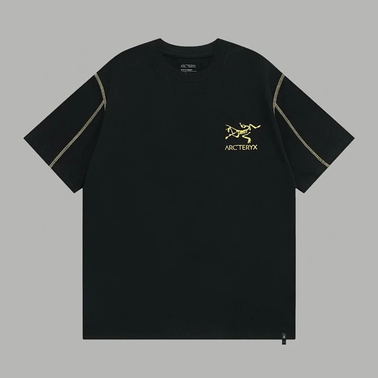 Ar print short sleeve t-shirt