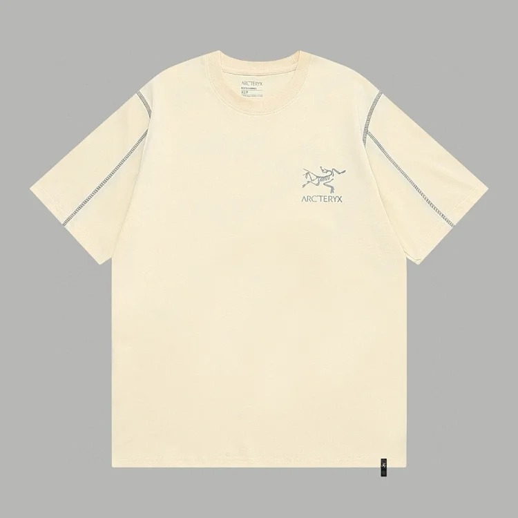 Ar print short sleeve t-shirt