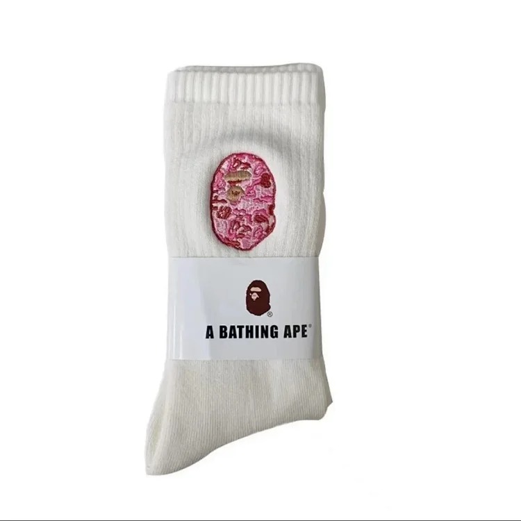 BAPE high-top cotton socks
