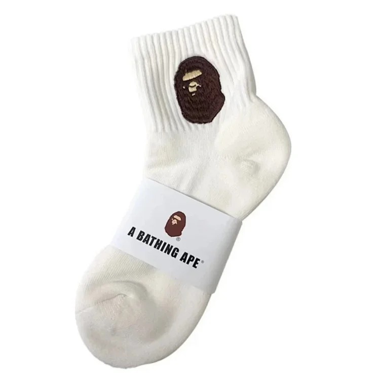 BAPE high-top cotton socks