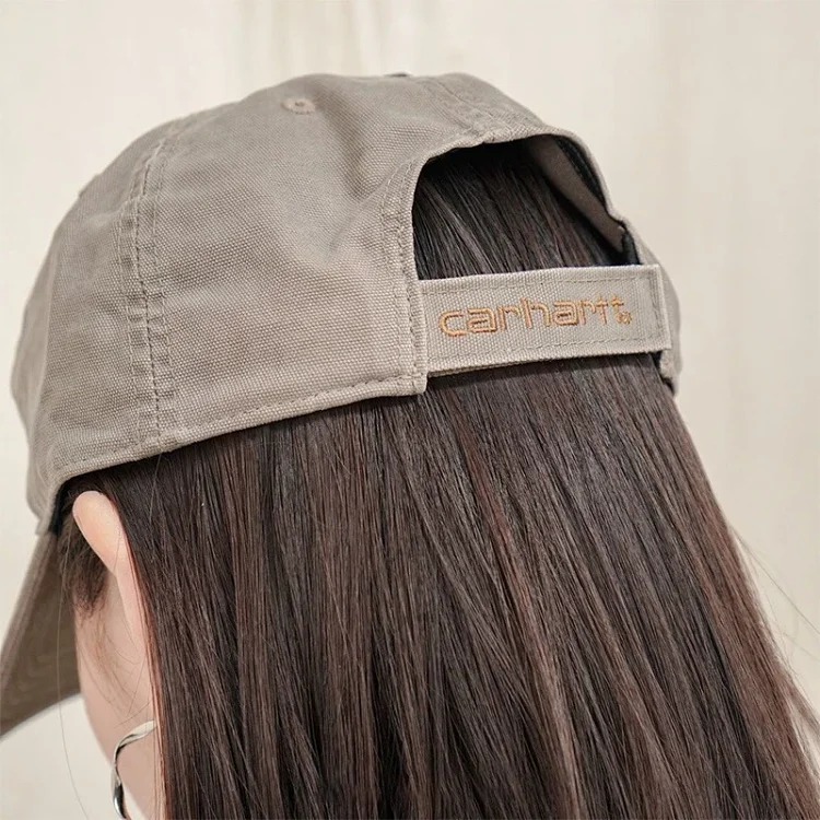 Carhartt retro baseball hat washed material peaked cap couple men and women casual spring and summer sunshade soft top trendy brand