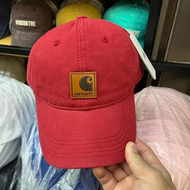 Carhartt retro baseball hat washed material peaked cap couple men and women casual spring and summer sunshade soft top trendy brand