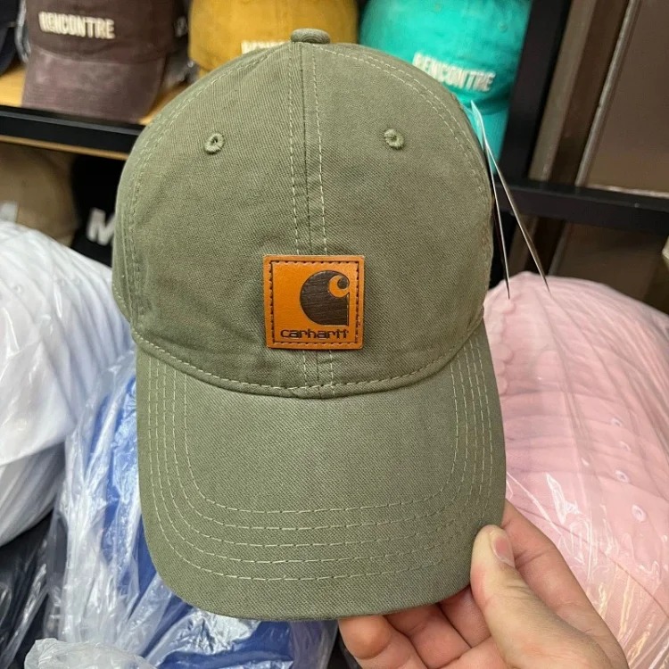 Carhartt retro baseball hat washed material peaked cap couple men and women casual spring and summer sunshade soft top trendy brand