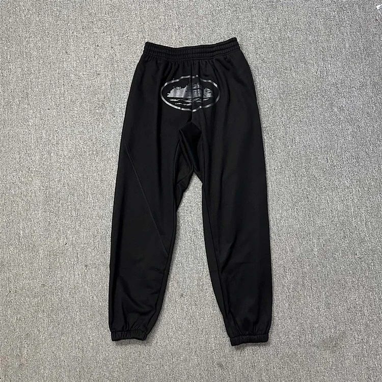 Corteiz Alcatraz velvet hooded sweatshirt street hip-hop fashion set simple versatile sports sweatpants trendy image 5