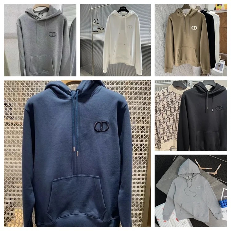 Loose hooded sweatshirt