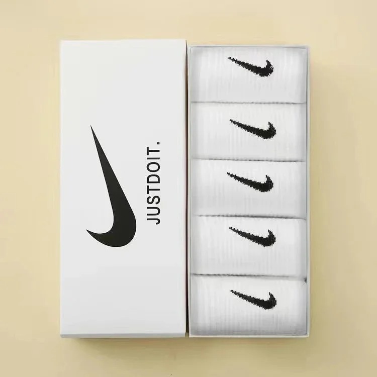Nike Swoosh Socks, 5-Pair Pack