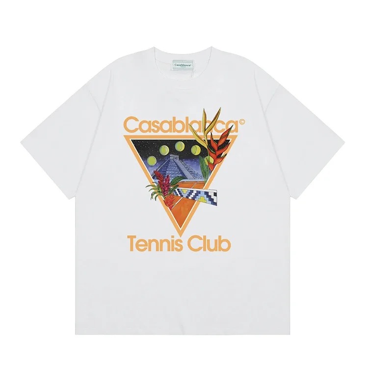 Men's and women's loose short sleeves image 3