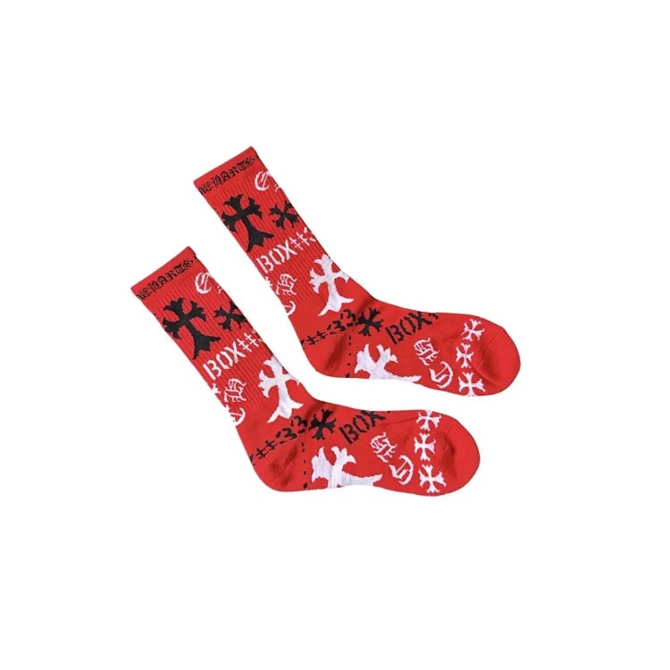 Chrome Hearts high-top cotton trendy socks