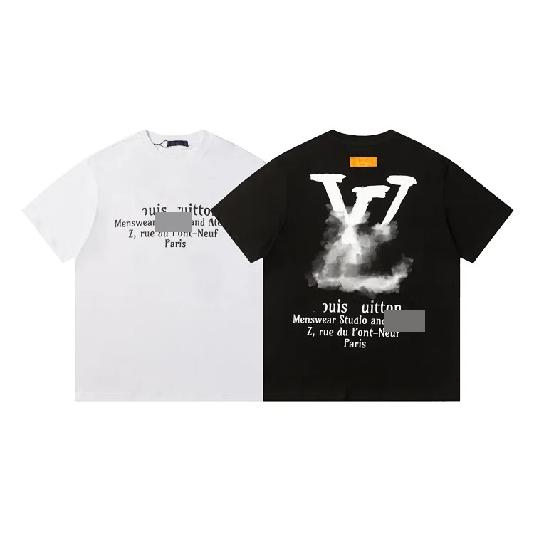 Cross-border new men and women same style casual personalized loose printed men and women couple wear ins short-sleeved T-shirt image 5