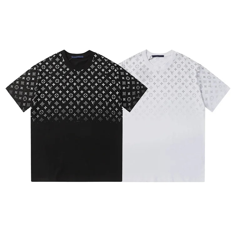 Cross-border new men and women same style casual personalized loose printed men and women couple wear ins short-sleeved T-shirt image 6