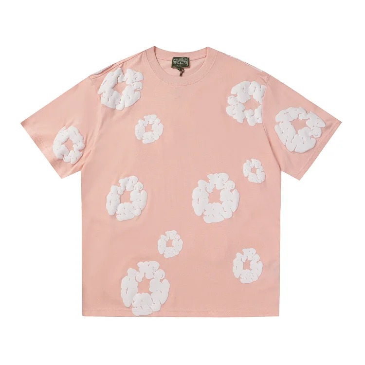 Flower short sleeve shorts cotton