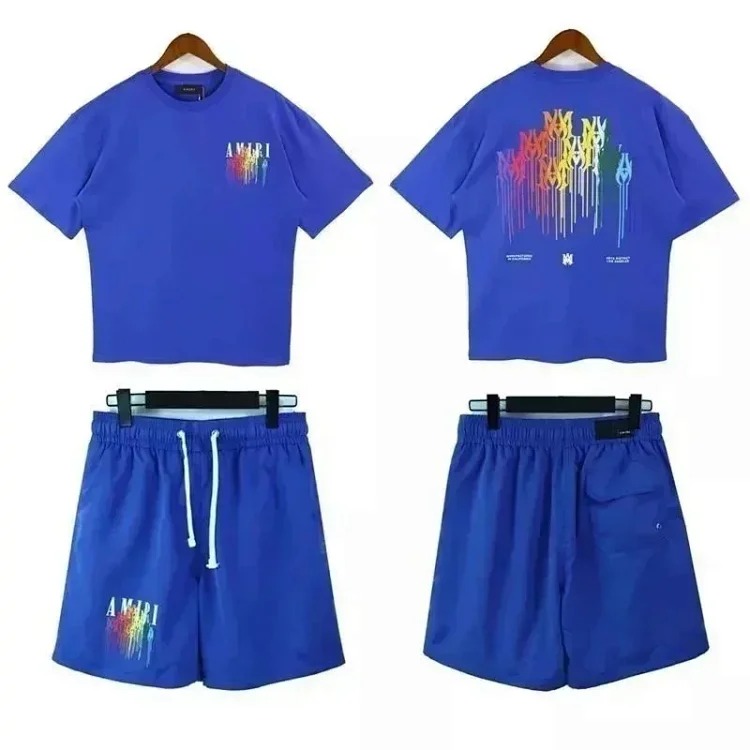 New fashionable and versatile short-sleeved sweatshirt suit-gs image 6