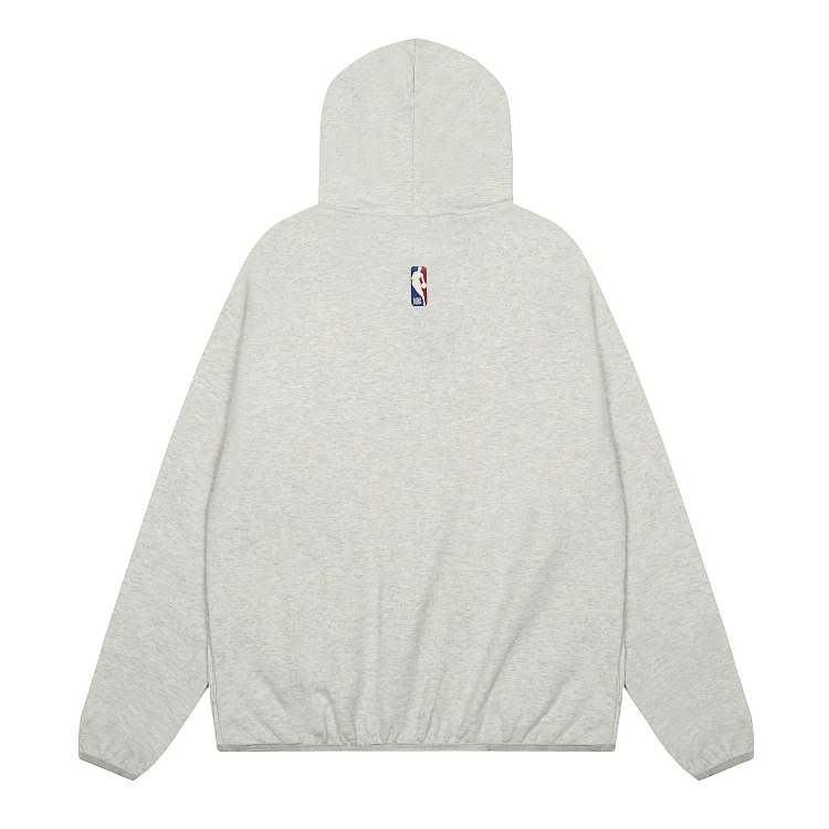 Fear of God FOG multi-line ESSE joint N-BA three-dimensional silicone plus velvet loose hoodie set image 4