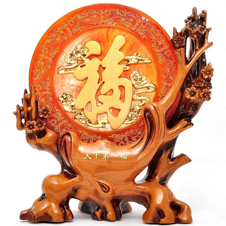 Modern minimalist home living room decorations with blessing characters, wine cabinets, TV cabinets, office desks, housewarming gifts