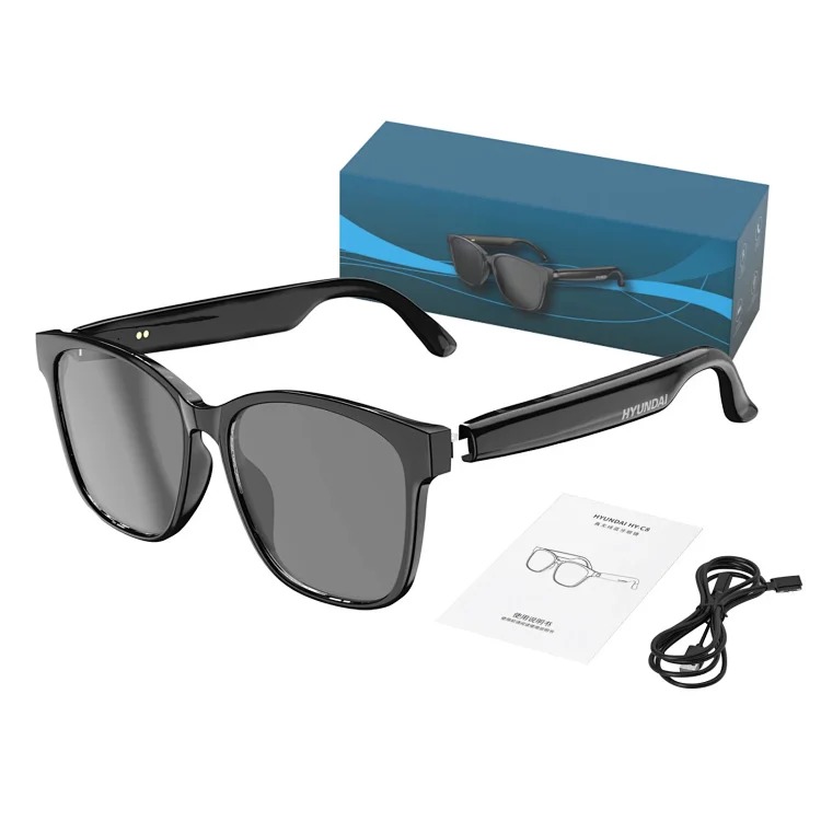 HYUNDAI modern HY-C8 smart AI translation glasses and headphones simultaneous interpretation of 144 languages ​​for real-time conferences