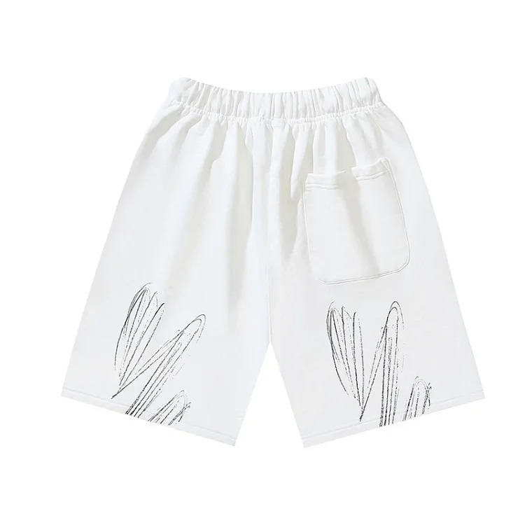Off White OFF-WHITE plus size quarter pants