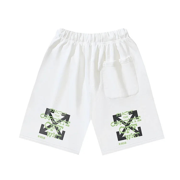 Off White OFF-WHITE plus size quarter pants