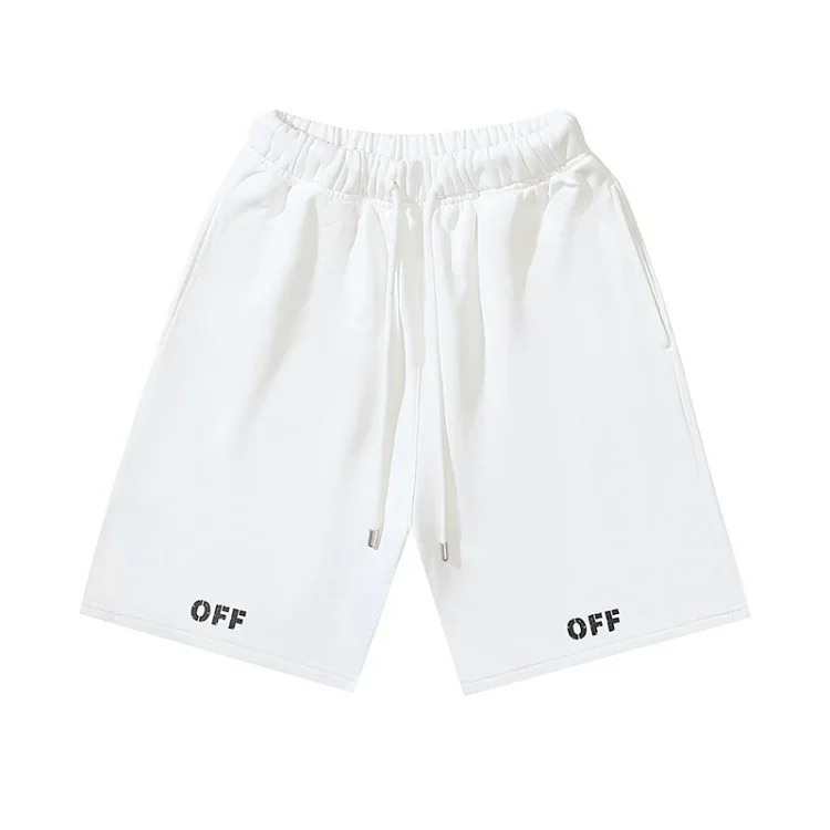 Off White OFF-WHITE plus size quarter pants