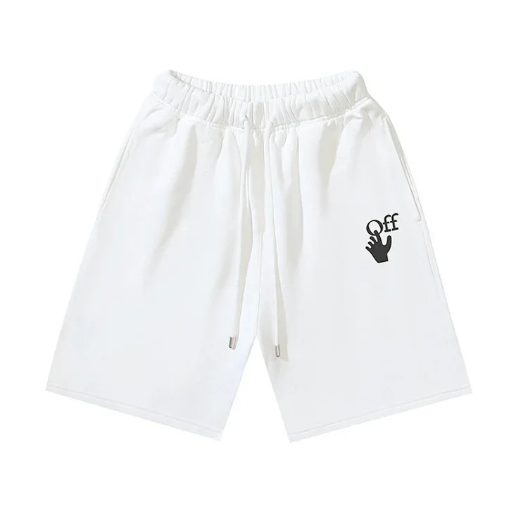 Off White OFF-WHITE plus size quarter pants