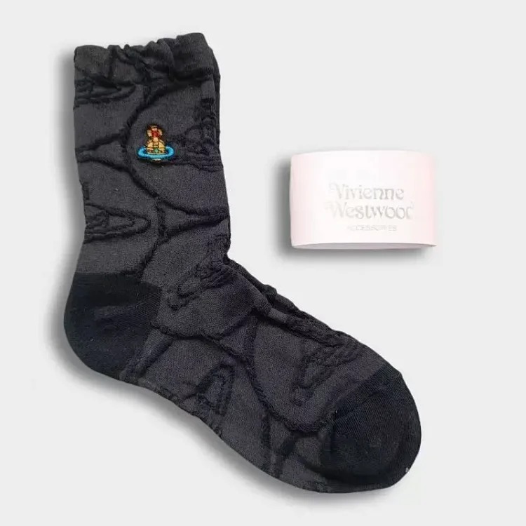 Vivienne Westwood embroidered vintage stockings image 2