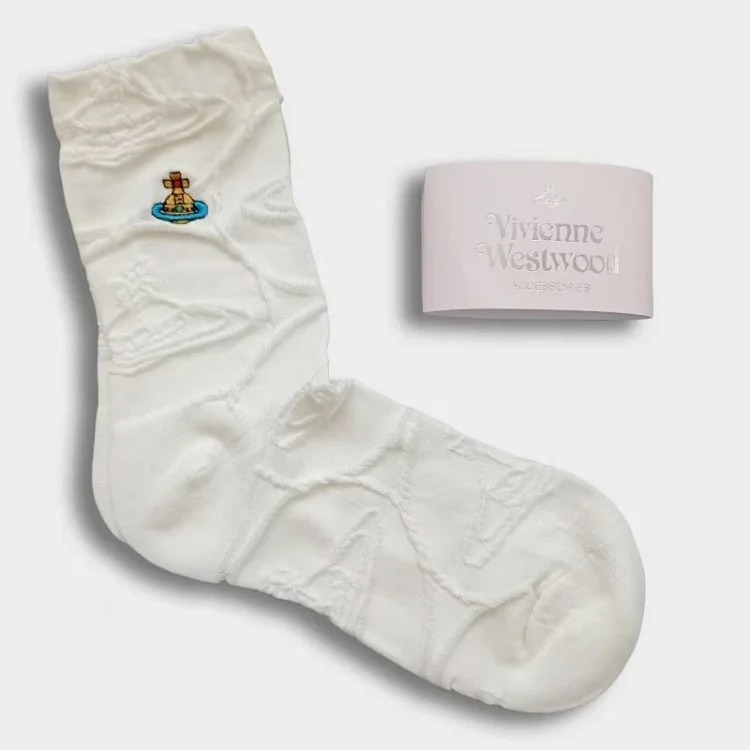Vivienne Westwood embroidered vintage stockings image 3