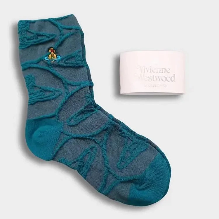 Vivienne Westwood embroidered vintage stockings image 4