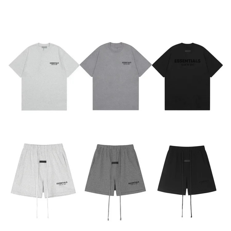 E.s sports round neck T-shirt shorts