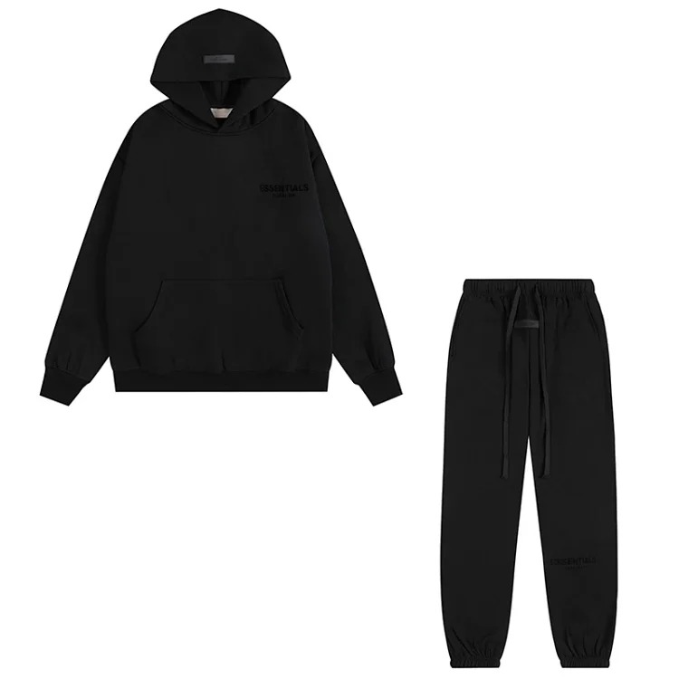 European and American trendy brand ESSENTIALS loose hooded fleece sweatshirt for men