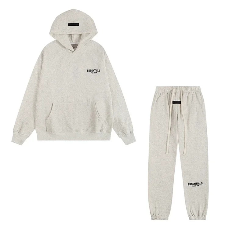 European and American trendy brand ESSENTIALS loose hooded fleece sweatshirt for men