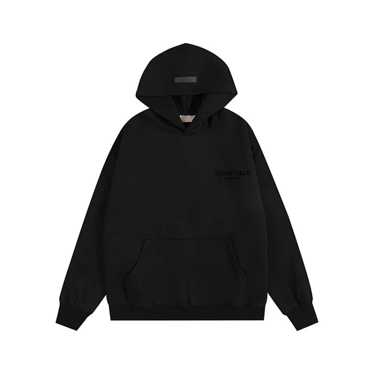 European and American trendy brand ESSENTIALS loose hooded fleece sweatshirt for men